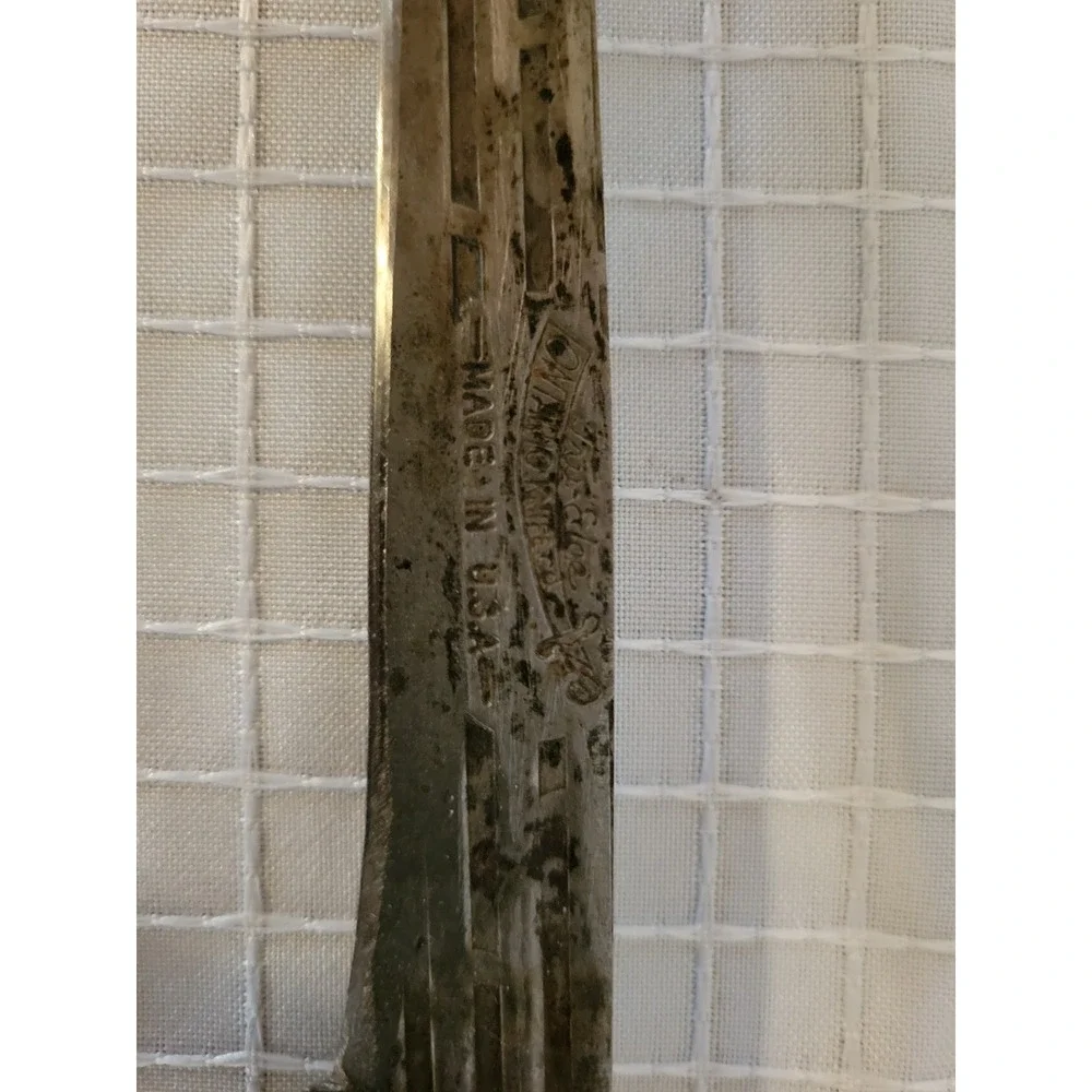 Vintage Old Hickory Paring Knife Carbon Steel Wood Handle Made in USA 10 Inch